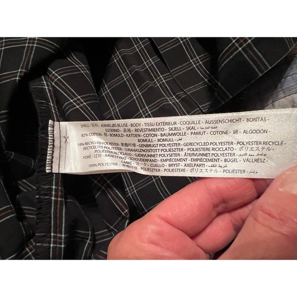 Ariat Pro Series Mens Plaid Long Sleeve Button Up Shirt Size M - Picture 7 of 7